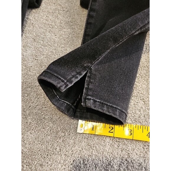 D JEANS Womens Size 10 Black Cotton Blend Skinny Ankle Denim Jeans Stretch - Picture 13 of 15